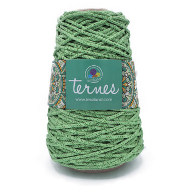 Ternes cordino opaco in misto cotone 200g Salvia