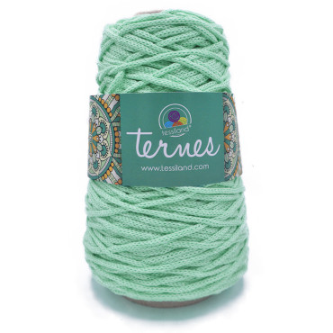 Ternes cordino opaco in misto cotone 200g Verde acqua