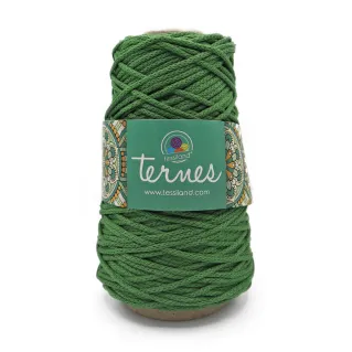 Ternes matte cotton blend cord 200g Green
