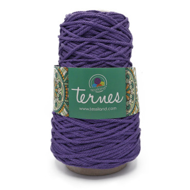 Ternes cordino opaco in misto cotone 200g Viola
