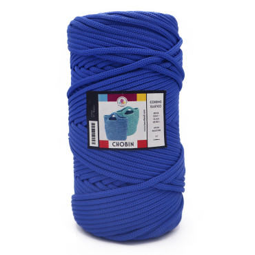 Chobin cordino elastico circolare per borse 300g Bluette