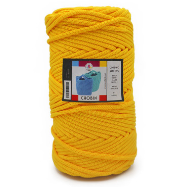 Chobin cordino elastico circolare per borse 300g Giallo