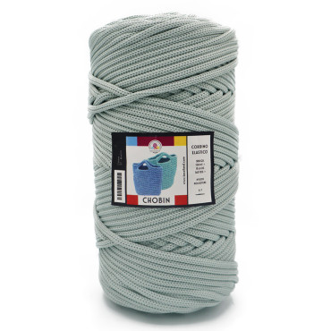 Chobin cordino elastico circolare per borse 300g Grigio
