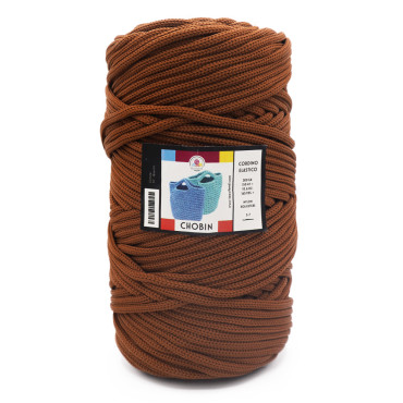 Chobin cordino elastico circolare per borse 300g Marrone
