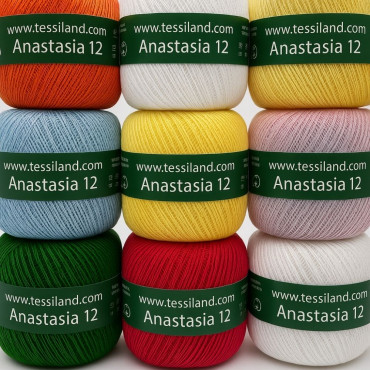 Anastasia filo di scozia n.12 gomitolo 100g