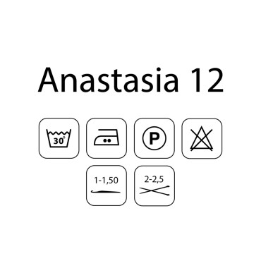 Anastasia filo di scozia n.12 gomitolo 100g