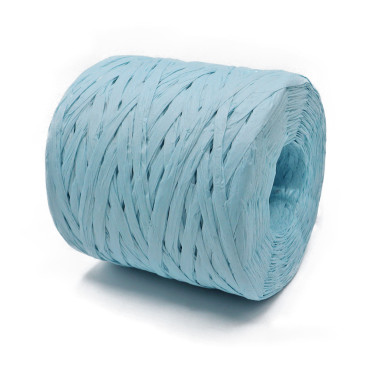 Rafia naturale per borse e bomboniere a uncinetto 200g Cielo