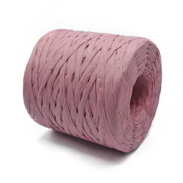 Rafia naturale per borse e bomboniere a uncinetto 200g Lilla