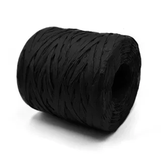 Natural Raffia for Crochet Bags and Favors 200g Black