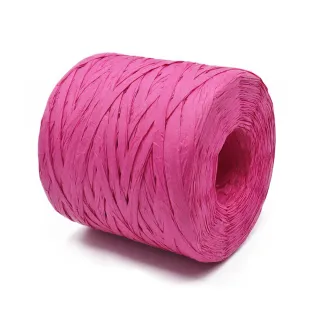 Rafia natural para bolsos y bomboniere de ganchillo 200g Rosa