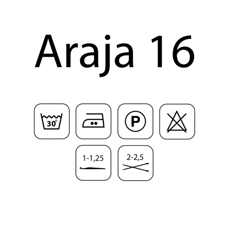 Araja filo di scozia n.16 gomitolo 100g