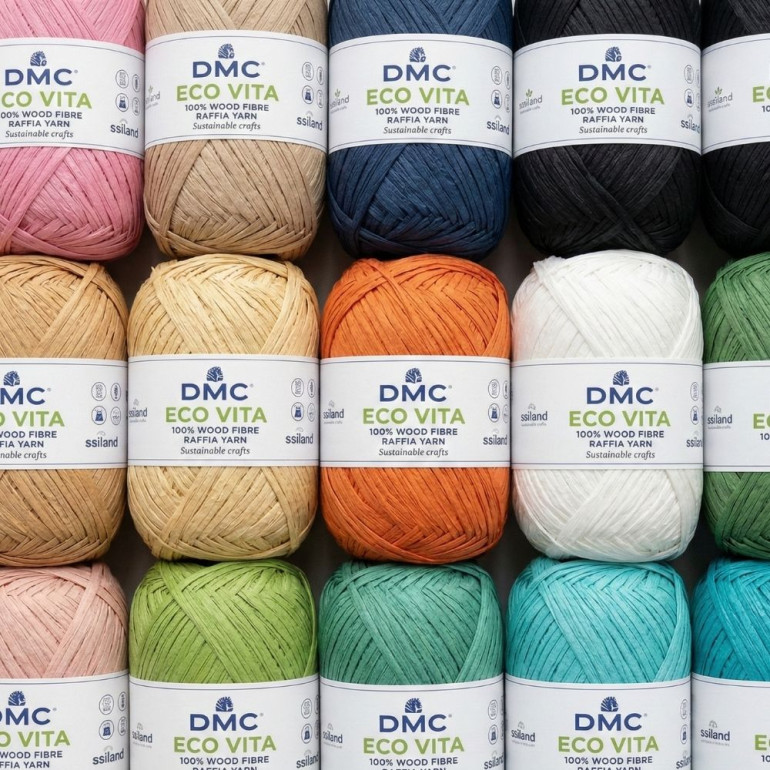 Rafia ECOVITA in fibra di legno per borse e accessori 50g