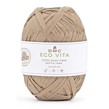 Rafia ECOVITA in fibra di legno per borse e accessori 50g Beige