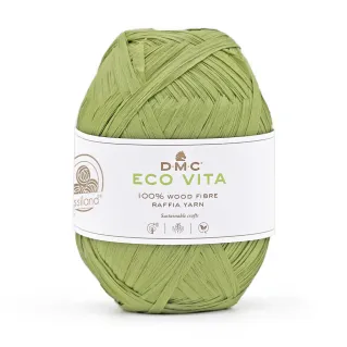 Rafia ECO VITA in fibra di legno per borse e accessori 50g Pistacchio