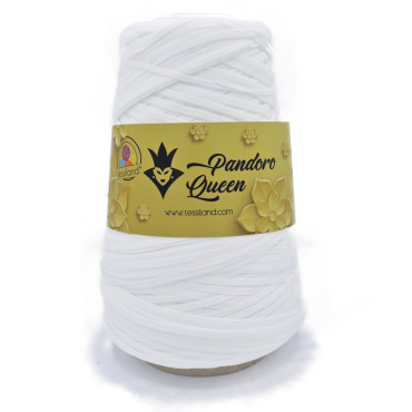 Pandoro Queen fettuccia tubolare lucida effetto seta 200g Bianco ottico