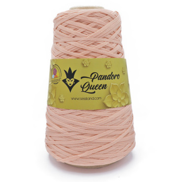 Pandoro Queen fettuccia tubolare lucida effetto seta 200g Cipria