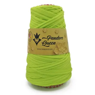 Pandoro Queen Trapillo tubular brillante efecto seda 200g Lime