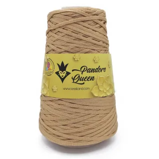 Pandoro Queen Trapillo tubular brillante efecto seda 200g Nocciola