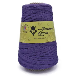 Pandoro Queen Trapillo tubular brillante efecto seda 200g Viola