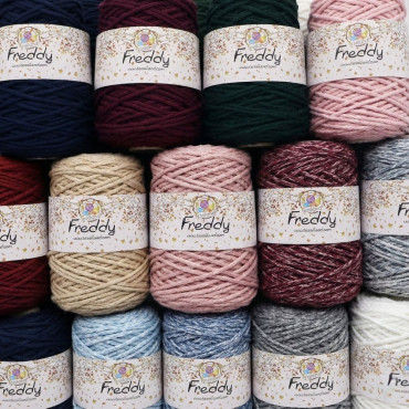 Freddy cordino lanato circolare per borse e macramè 200g