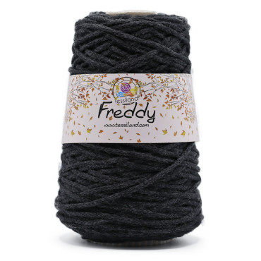 Freddy cordino lanato circolare per borse e macramè 200g Grigio