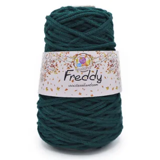 Freddy circular wool-effect cord for bags and macramé 200g Petrolio