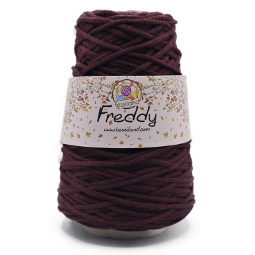 Freddy cordino lanato circolare per borse e macramè 200g Prugna