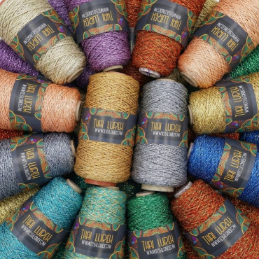 Thai Lurex Originale cordino con lurex per borse 200g