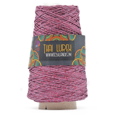 Thai Lurex Originale cordino con lurex per borse 200g Orchidea lux