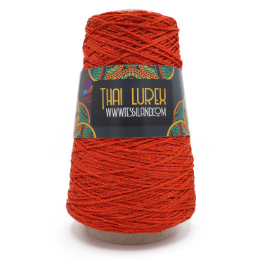 Thai Lurex Originale cordino con lurex per borse 200g Zucca lux