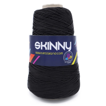 Thai Skinny cordino sottile per borse e accessori 200g Nero