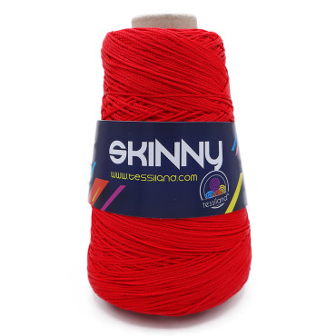 Thai Skinny cordino sottile per borse e accessori 200g Rosso