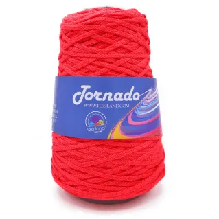 Tornado matte round cotton blend cord 200g Corallo