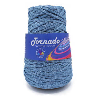 Tornado tricottino circolare opaco in misto cotone 200g Jeans