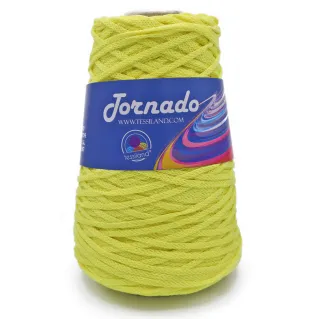Tornado tricotin circulaire mat en mélange de coton 200g Limone