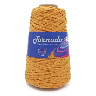 Tornado matte round cotton blend cord 200g Mandarino