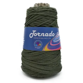Tornado tricotin circulaire mat en mélange de coton 200g Militare
