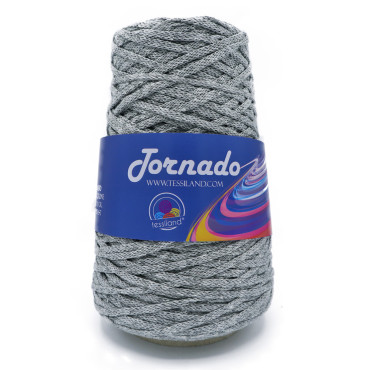 Tornado tricottino circolare opaco in misto cotone 200g Smog