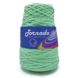 Tornado matte round cotton blend cord 200g Verde acqua