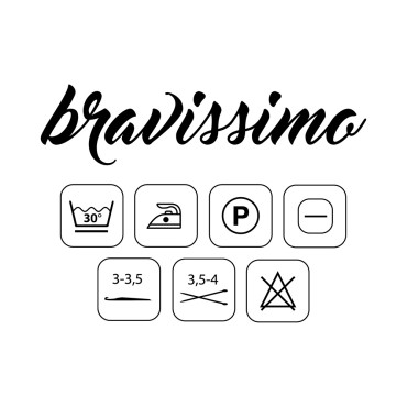 Bravissimo acrilico top quality gomitolone 500g Verde