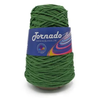 Tornado tricotin circulaire mat en mélange de coton 200g Verde