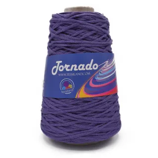 Tornado matte round cotton blend cord 200g Viola