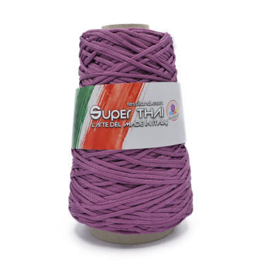 SuperThai cordino spesso italiano per borse 200g Malva