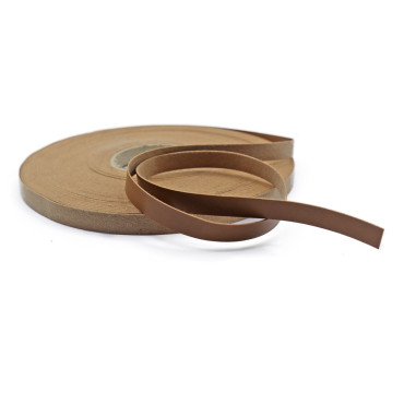 Fettuccia ecopelle per borse e zaini a intreccio 50m Cuoio