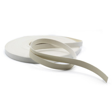 Fettuccia ecopelle per borse e zaini a intreccio 50m Panna