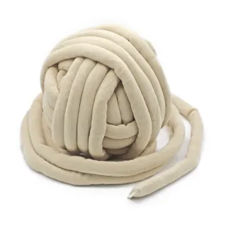Chubby hilo para arm knitting acolchado en algodón 750g Beige