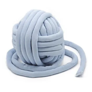 Chubby hilo para arm knitting acolchado en algodón 750g Celeste