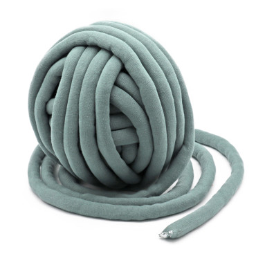Chubby filo per arm knitting imbottito in cotone 750g Salvia