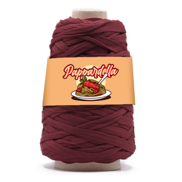 Pappardella fettuccia morbida per borse e accessori 200g Bordeaux
