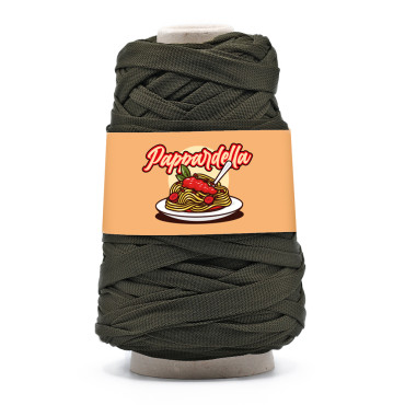 Pappardella fettuccia morbida per borse e accessori 200g Militare